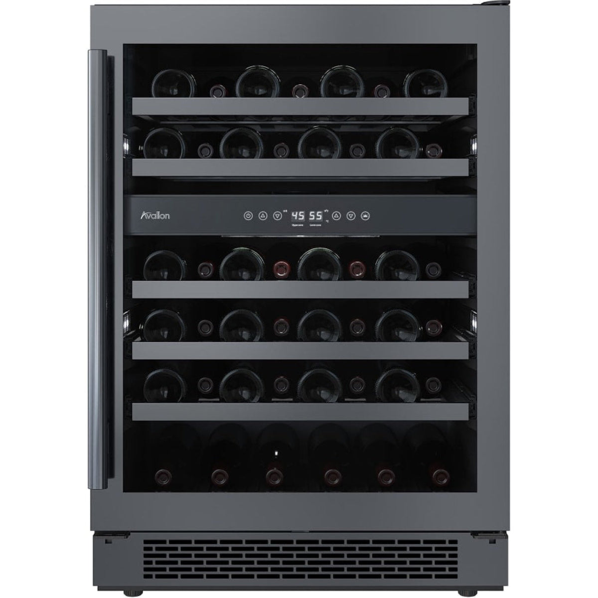 Avallon 24 Inch Wide 45 Bottle Capacity Built-In Wine Cooler - AWC242DBLSS - AWC242DBLSS