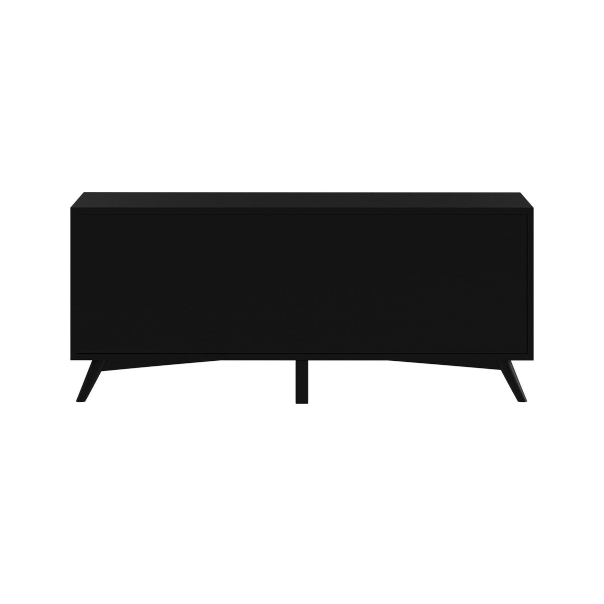 Alpine Flynn Large TV Console, Black - 966BLK-10