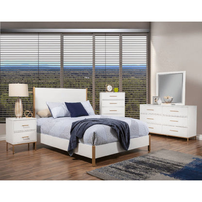 Alpine Madelyn California King Panel Bed - 2010-07CK