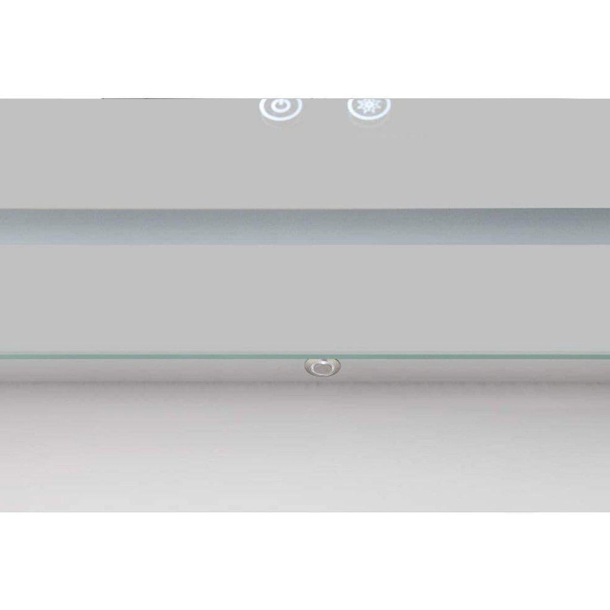 Aquadom Daytona 48" x 30" Rectangle  Ultra-Slim Frame LED Lighted Bathroom Mirror With Defogger - D-4830-N