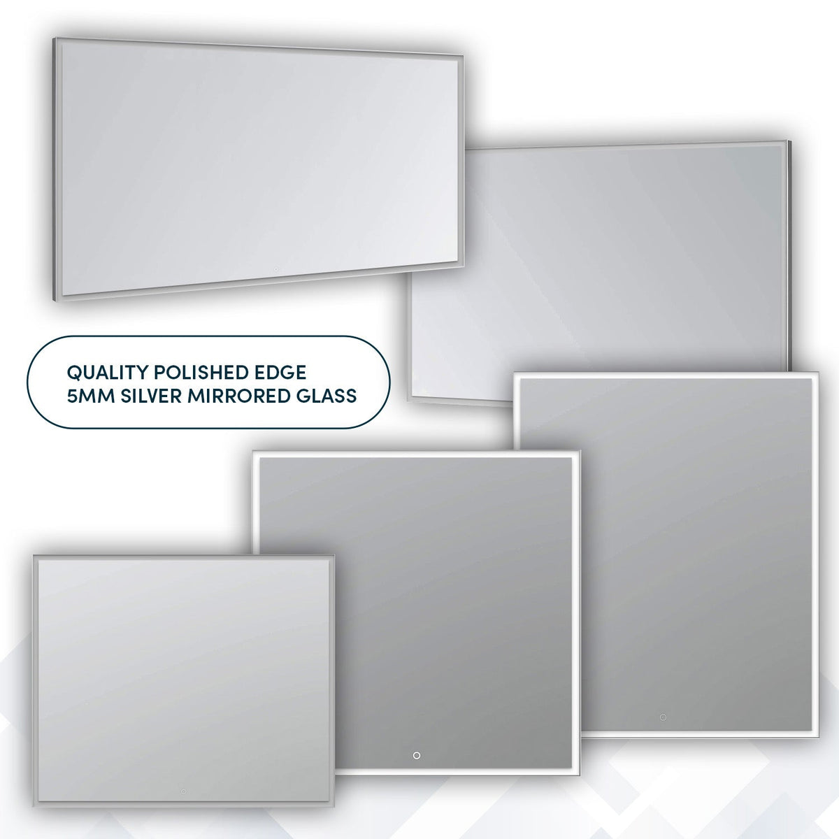 Aquadom Edge 24" x 32" LED Lighted Mirror - E-2432-N