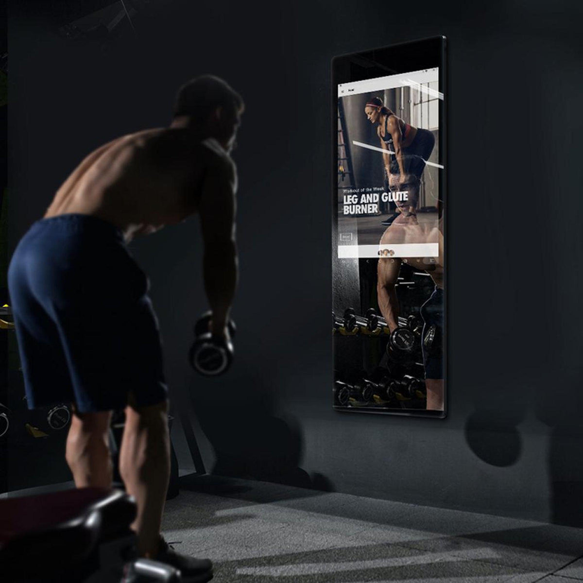 Aquadom Energy 24" X 71" Smart Fitness Mirror - NRG-2471