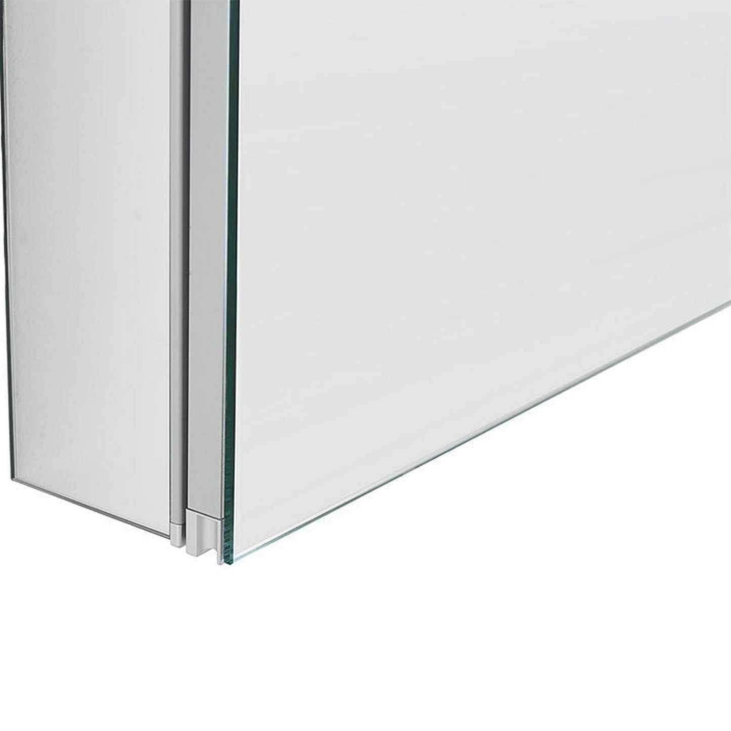 Aquadom Royale 24" x 40" Rectangle Recessed or Surface Mount Single Door Bathroom Medicine Cabinet - R-2440