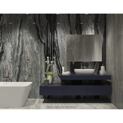 Aquadom Royale 24" x 40" Rectangle Recessed or Surface Mount Single Door Bathroom Medicine Cabinet - R-2440