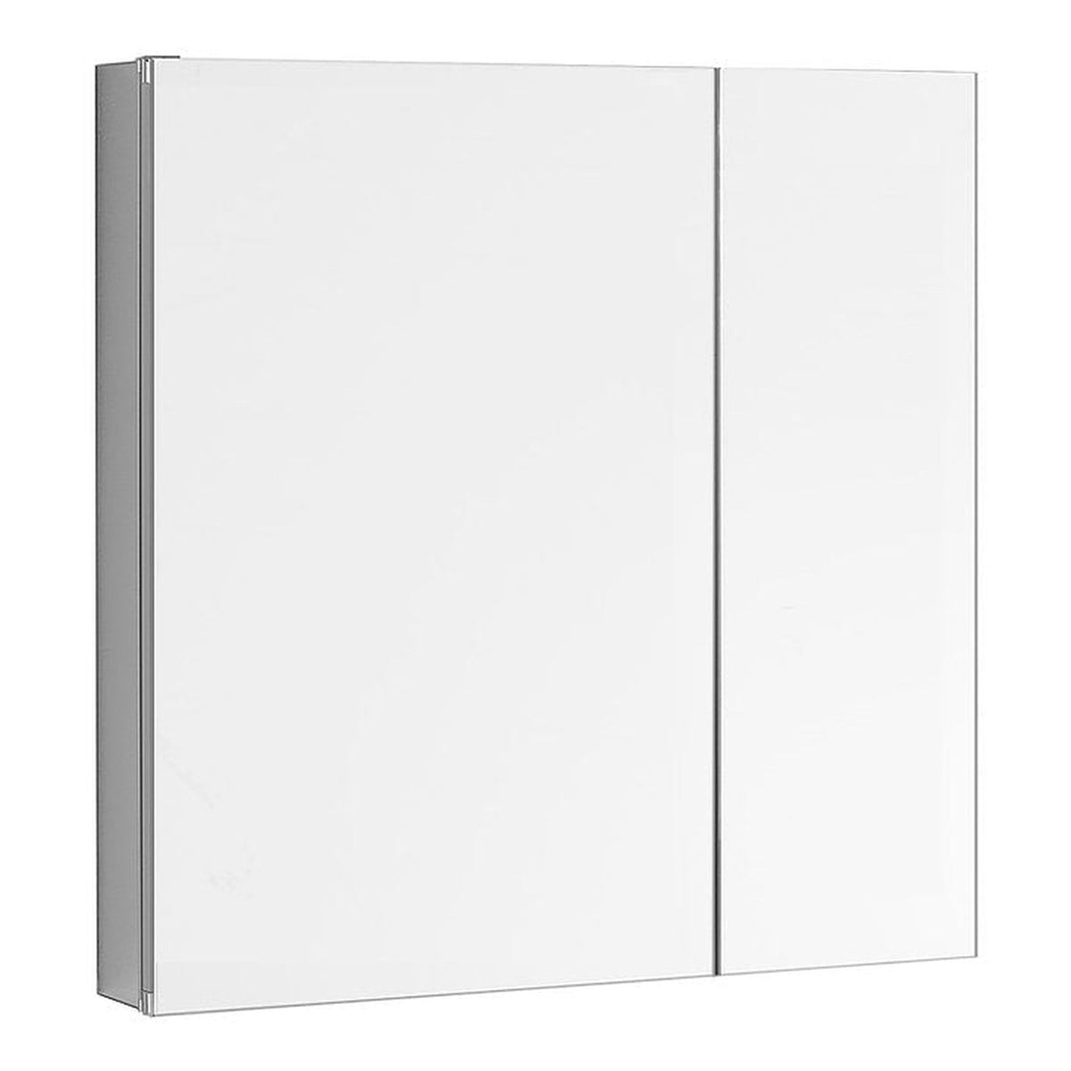 Aquadom Royale 30" x 30" Square Recessed or Surface Mount Bi-View Door Bathroom Medicine Cabinet - R-3030E