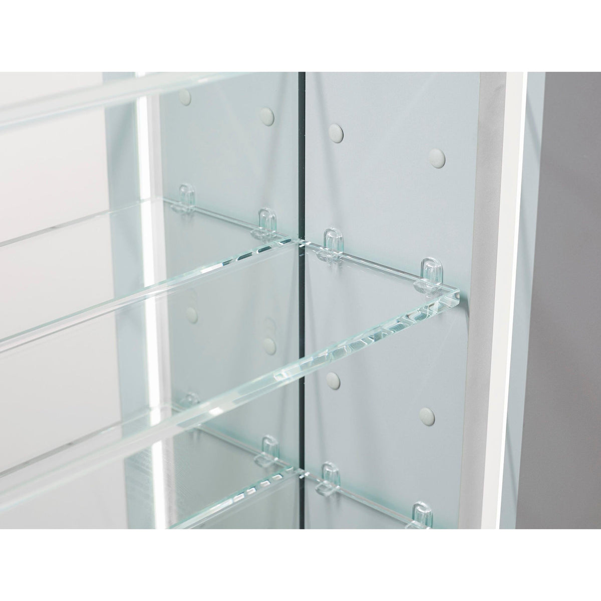 Aquadom Royale Plus 48" x 30" LED Lighted Medicine Cabinet With Defogger, Integrated LED 3X Magnifying Mirror and Electrical Outlet With USB - RP3-4830-N