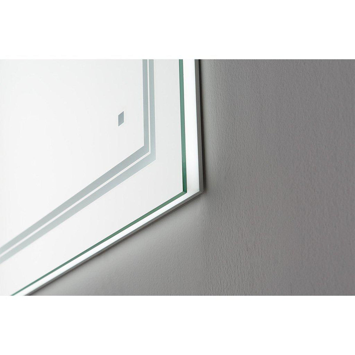 Aquadom SOHO 48" x 30" Rectangular Ultra-Slim Frame LED Lighted Bathroom Mirror With Defogger - S-4830-N