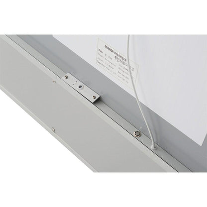 Aquadom SOHO 48" x 30" Rectangular Ultra-Slim Frame LED Lighted Bathroom Mirror With Defogger - S-4830-N