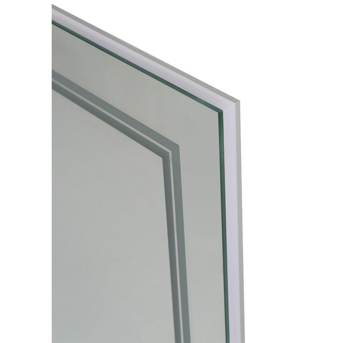 Aquadom SOHO 48" x 30" Rectangular Ultra-Slim Frame LED Lighted Bathroom Mirror With Defogger - S-4830-N