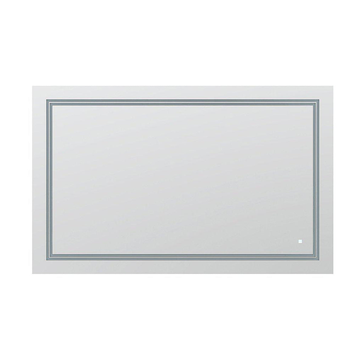 Aquadom SOHO 48" x 30" Rectangular Ultra-Slim Frame LED Lighted Bathroom Mirror With Defogger - S-4830-N