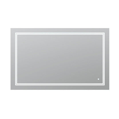 Aquadom SOHO 48" x 30" Rectangular Ultra-Slim Frame LED Lighted Bathroom Mirror With Defogger - S-4830-N