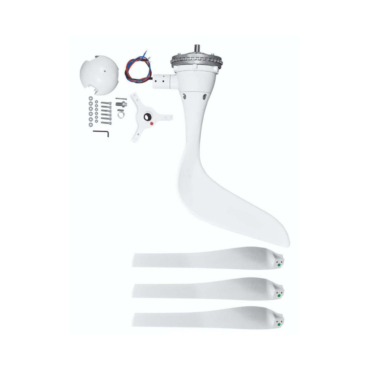 Automaxx Windmill 1500W Wind Turbine Generator Kit - DA1500A9DE
