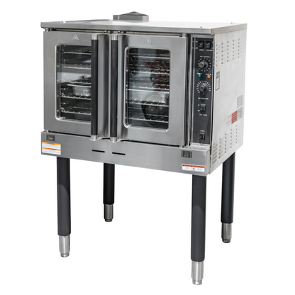 Adcraft BDCOF-60/NG Black Diamond Full Size Gas Convection Oven -  BDCOF-60/NG