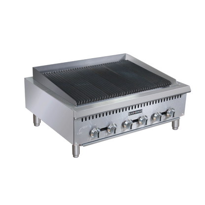 Adcraft BDCTC-36 Black Diamond Heavy Duty Gas Charbroiler 36"W - BDCTC-36