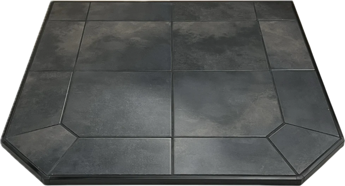 ComfortBilt Flatwall Hearth Pad 36" x 36" Non Combustible New (Fits all ComfortBilt models) - BLACKCOPPER-FLATWALL