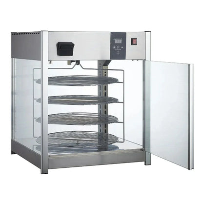 BakeMax 25-1/2" Titan Series Pizza Warmer Display Case, Countertop, 1700 watts - BMPW418