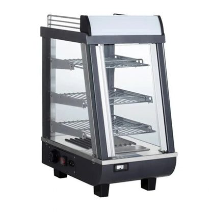 BakeMax  14" Titan Series Heated Warmer/Display Case, Countertop, 800 watts - BMTSC14