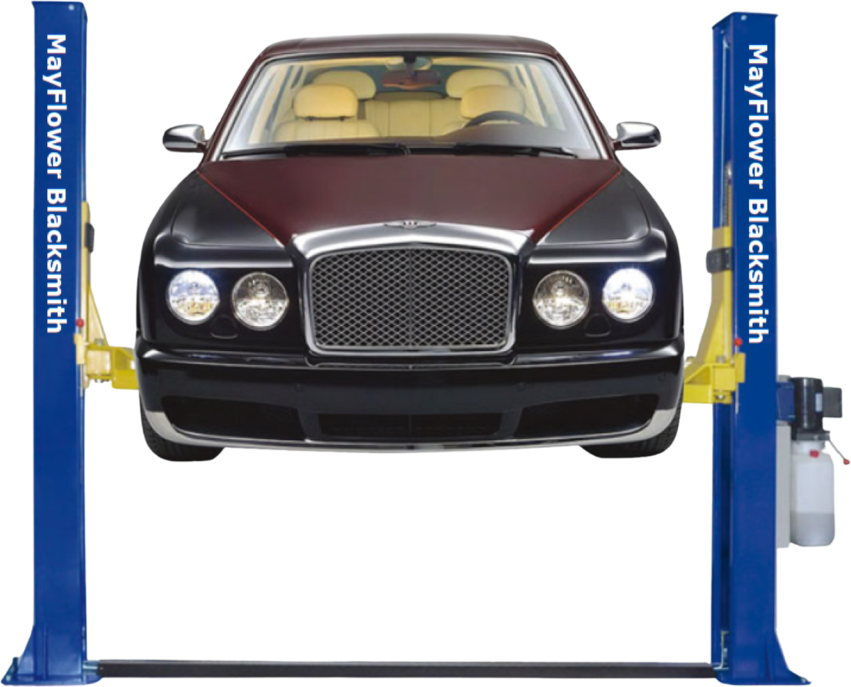 Mayflower Tools Blacksmith Two Post Car Lift Floor Plate Max Lift Height 71" New - BP9500