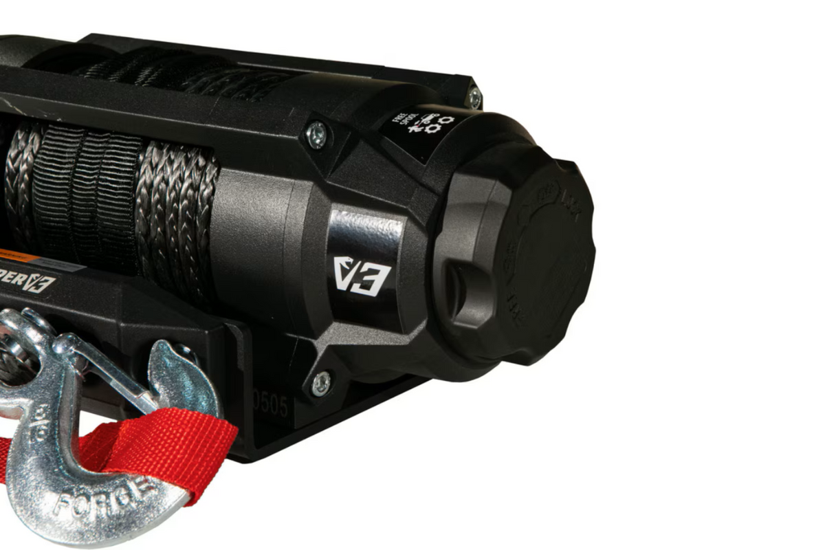 MotoAlliance Viper UTV Winch V3 Wide Spool 6000lbs New - V36000SE_BL