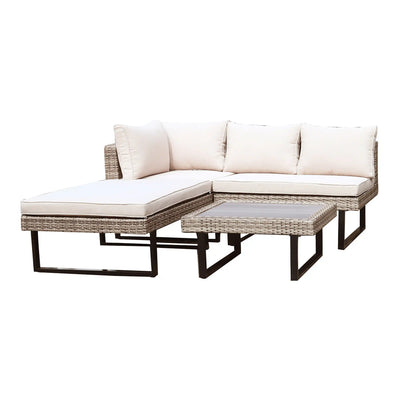 Deko Living Outdoor Corner Patio Sectional & Tables  - COP30008