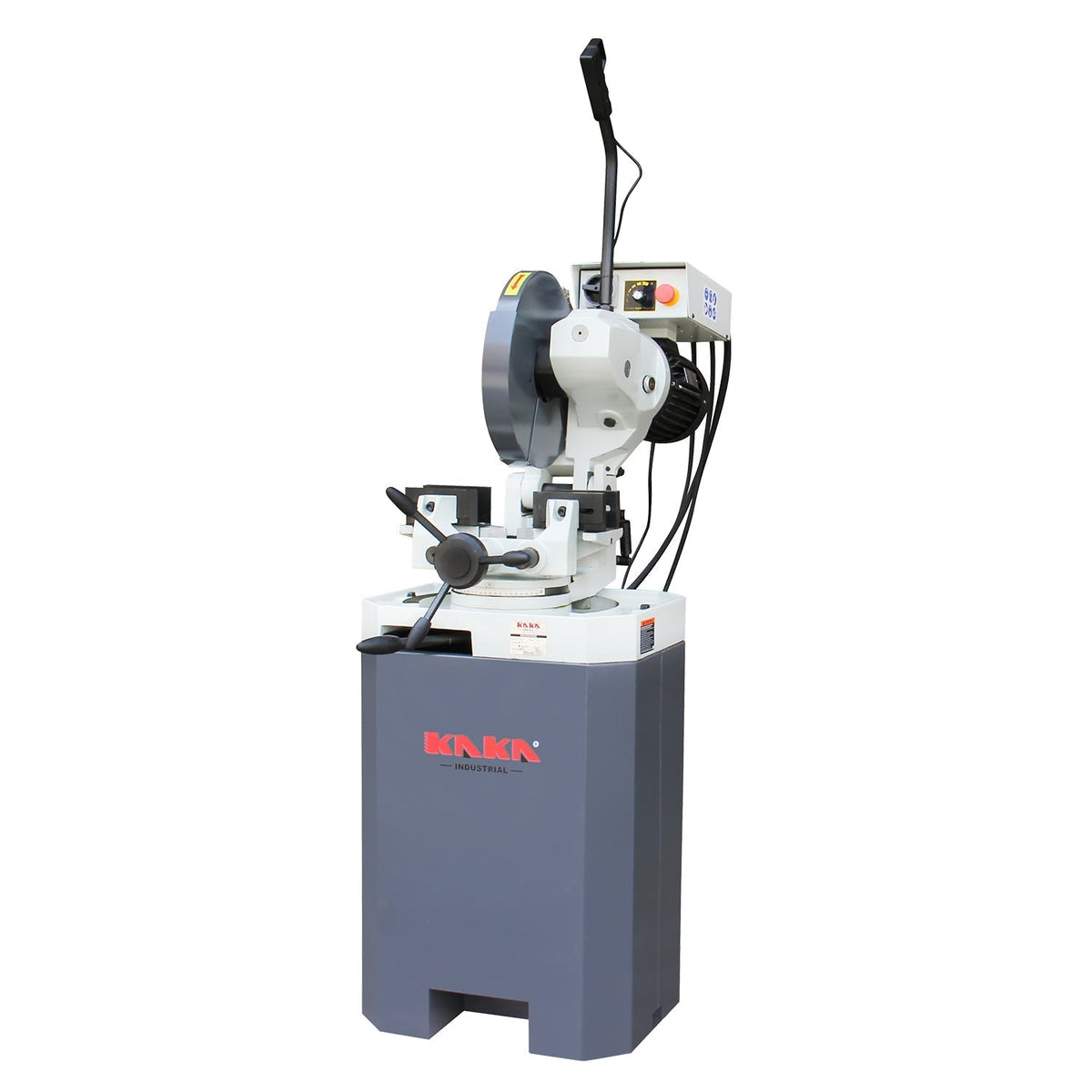 KAKA Industrial CS-14V Variable Cold Saw, 220V-1-Phase,Stepless speed,Double clamp structure,14" Blade Diameter Metal Cutting Cold Saw, Heavy Duty Swivel Head Floor Type Cutting Chop Saw - 188029