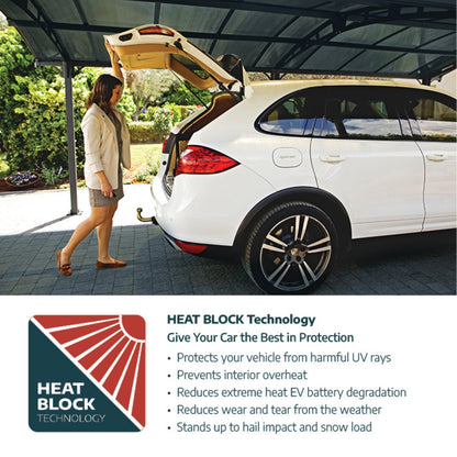 Palram - Canopia | Arcadia 5000 Carport 12x42x8 ft - HG9123