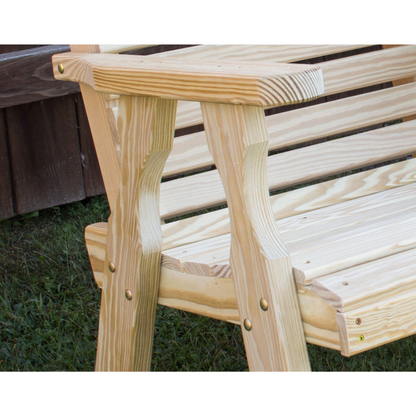 Creekvine Designs Treated Pine Rollback Rocking Chair - FR24RBCVD