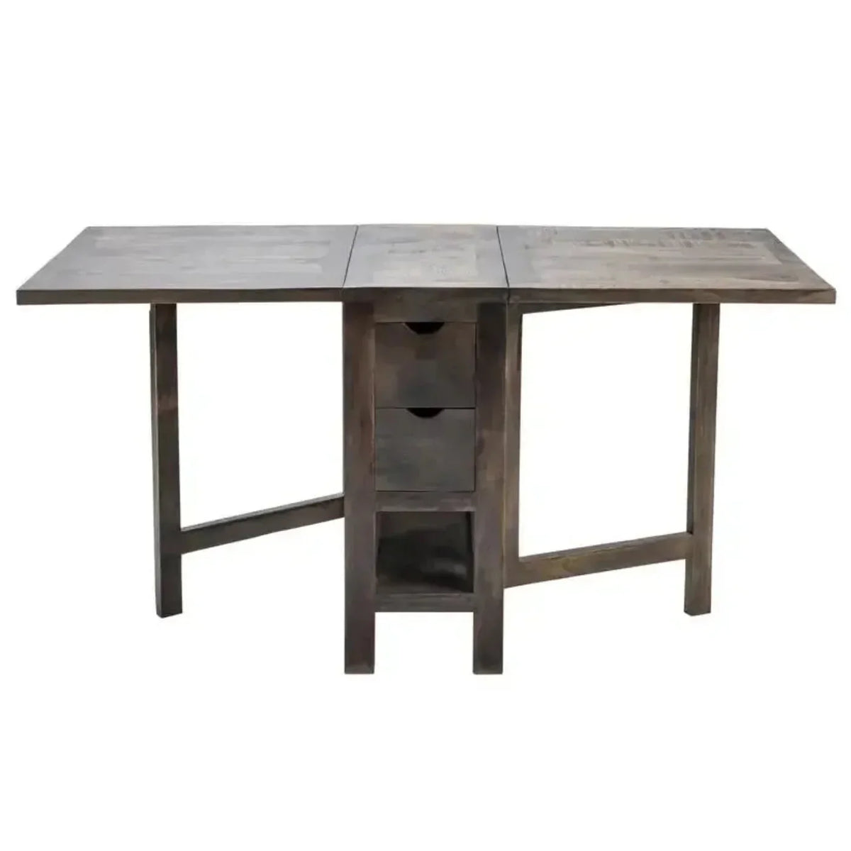 Crestview Collection Barnwell 60" x 28" x 30" Transitional Wood Folding Dining Table - CVFNR872