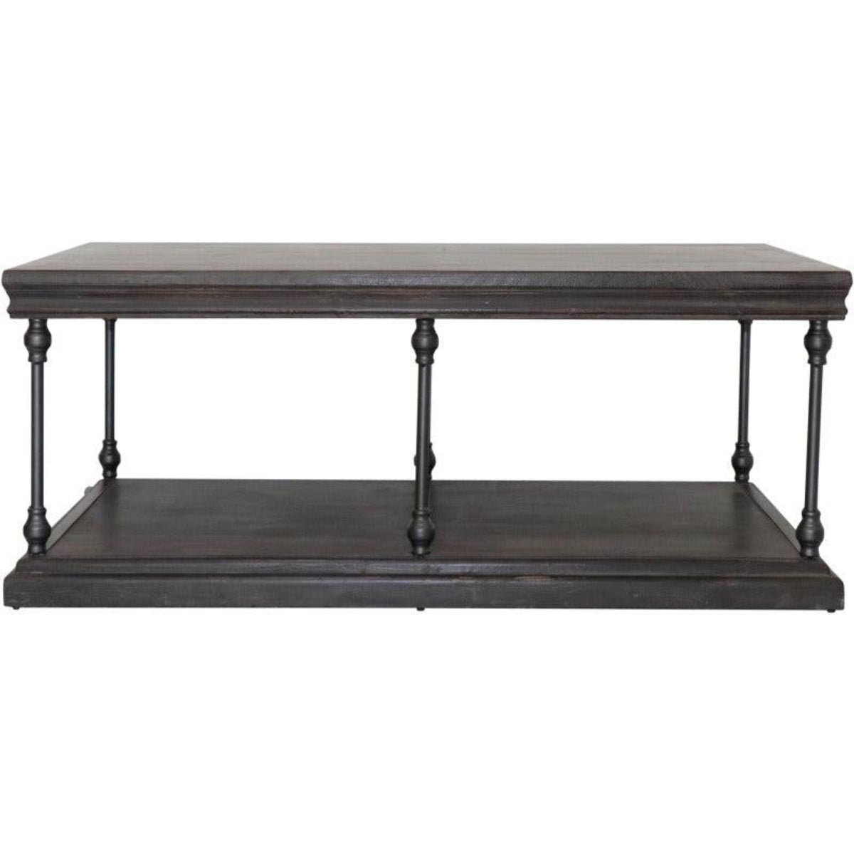 Crestview Collection Covington 48" x 28" x 20" Occasional Wood Rectangle Cocktail Table - CVFNR960