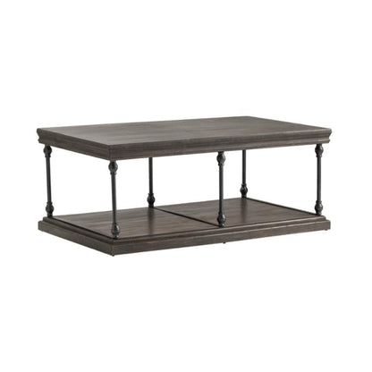 Crestview Collection Covington 48" x 28" x 20" Occasional Wood Rectangle Cocktail Table - CVFNR960