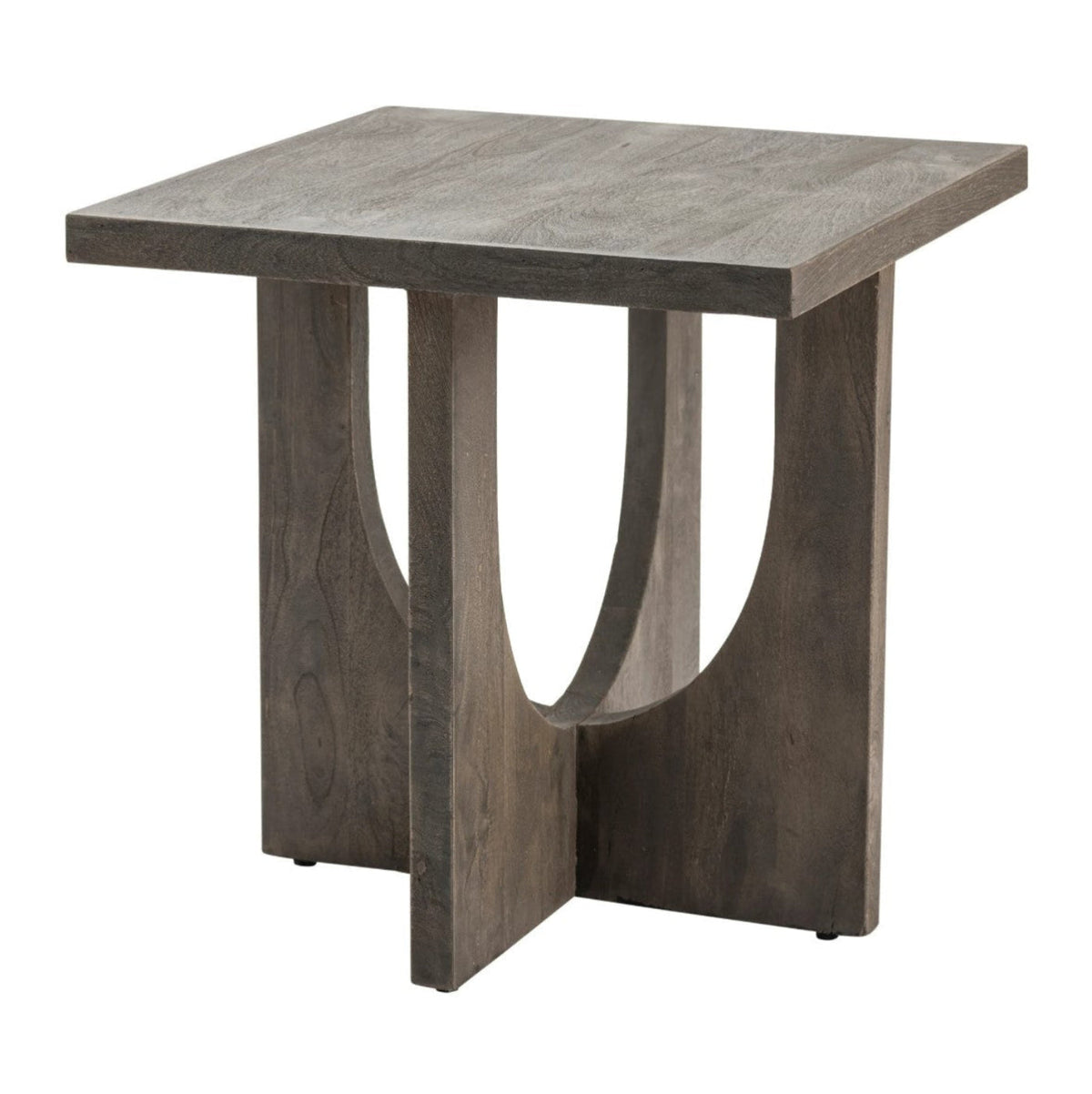 Crestview Collection Glenridge 24" x 24" x 25" Occasional Wood End Table In Natural Wood Finish - CVFNR786
