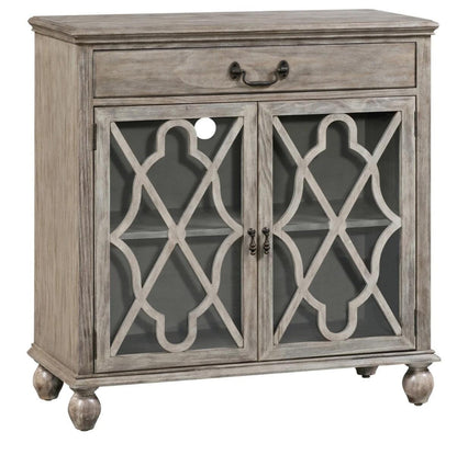 Crestview Collection Hawthorne Estate 36" x 18" x 39" 1-Drawer 2-Door Traditional W - CVFVR8016