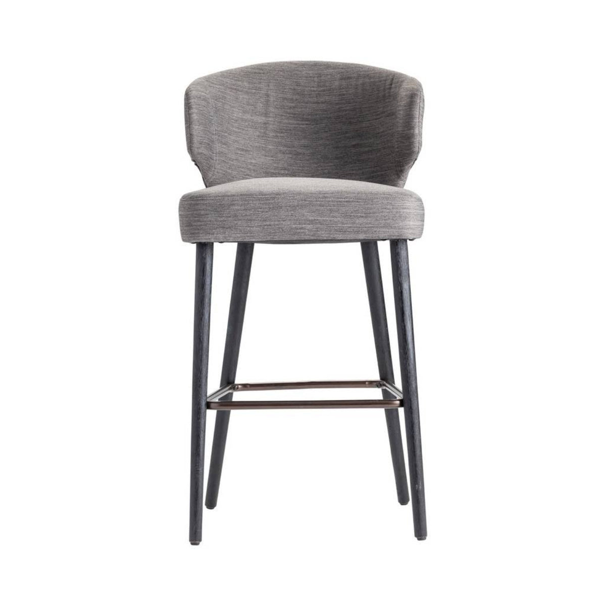 Crestview Collection Webster 22" x 22" x 40" Traditional Fabric And Wood Bar Stool - CVFZR5133