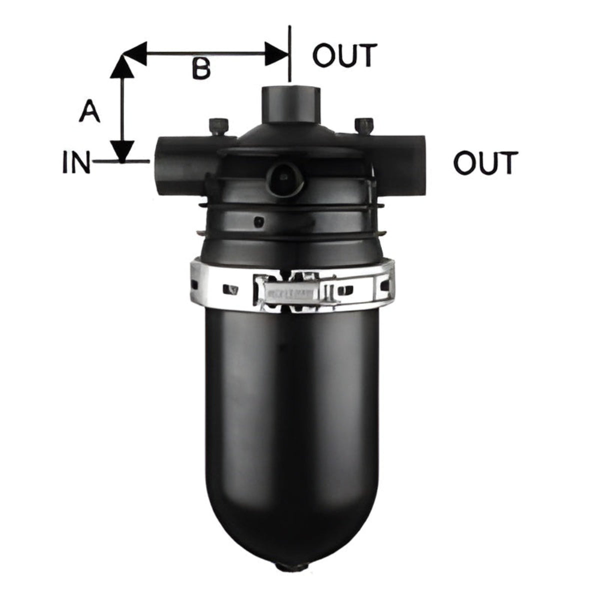 Netafim, 2 in. MPT X MPT 200 Mesh 132Gpm - DF200-20