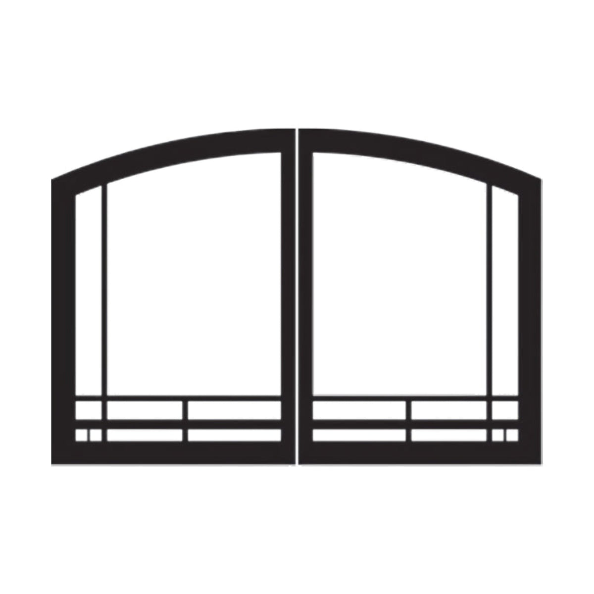 Empire - Door Set for Breckenridge Premium See Thru Firebox - VFR36SMBL,