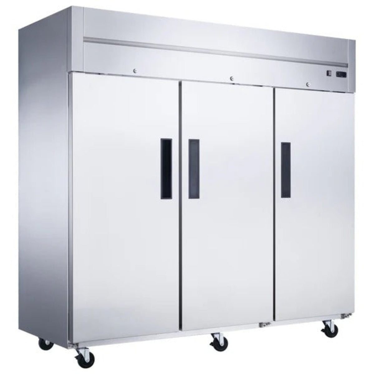 Dukers D83AF 83" Three Solid Door Top Mount Reach-In Freezer 65.98 Cu. Ft - D83AF