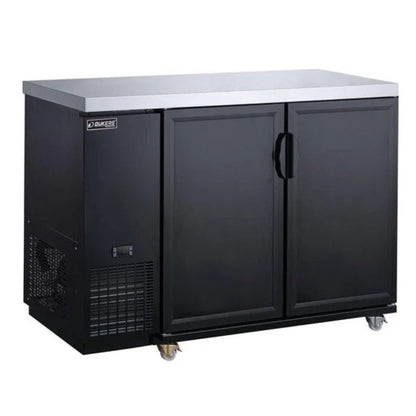 Dukers DBB72-M3 73" Three Solid Swing Door Back Bar Cooler 19.2 Cu. Ft. - DBB72-M3
