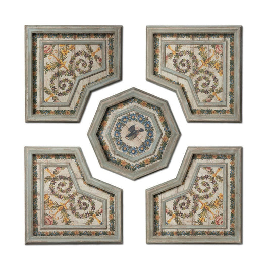 Park Hill Collection Southern Classic Flora Motif Pattern Tiles - EWA26008