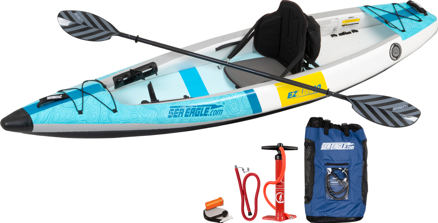 Sea Eagle EZLITE10K_P 10' EZLite10 Inflatable Kayak Pro Package New - EZLITE10K_P