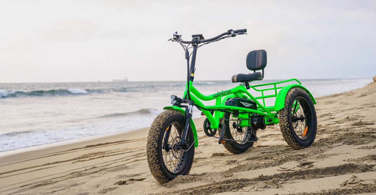 Addmotor 750W 48V Arisetan II M-360 Trike Electric Bike - EB-ADD-AT2-GRN