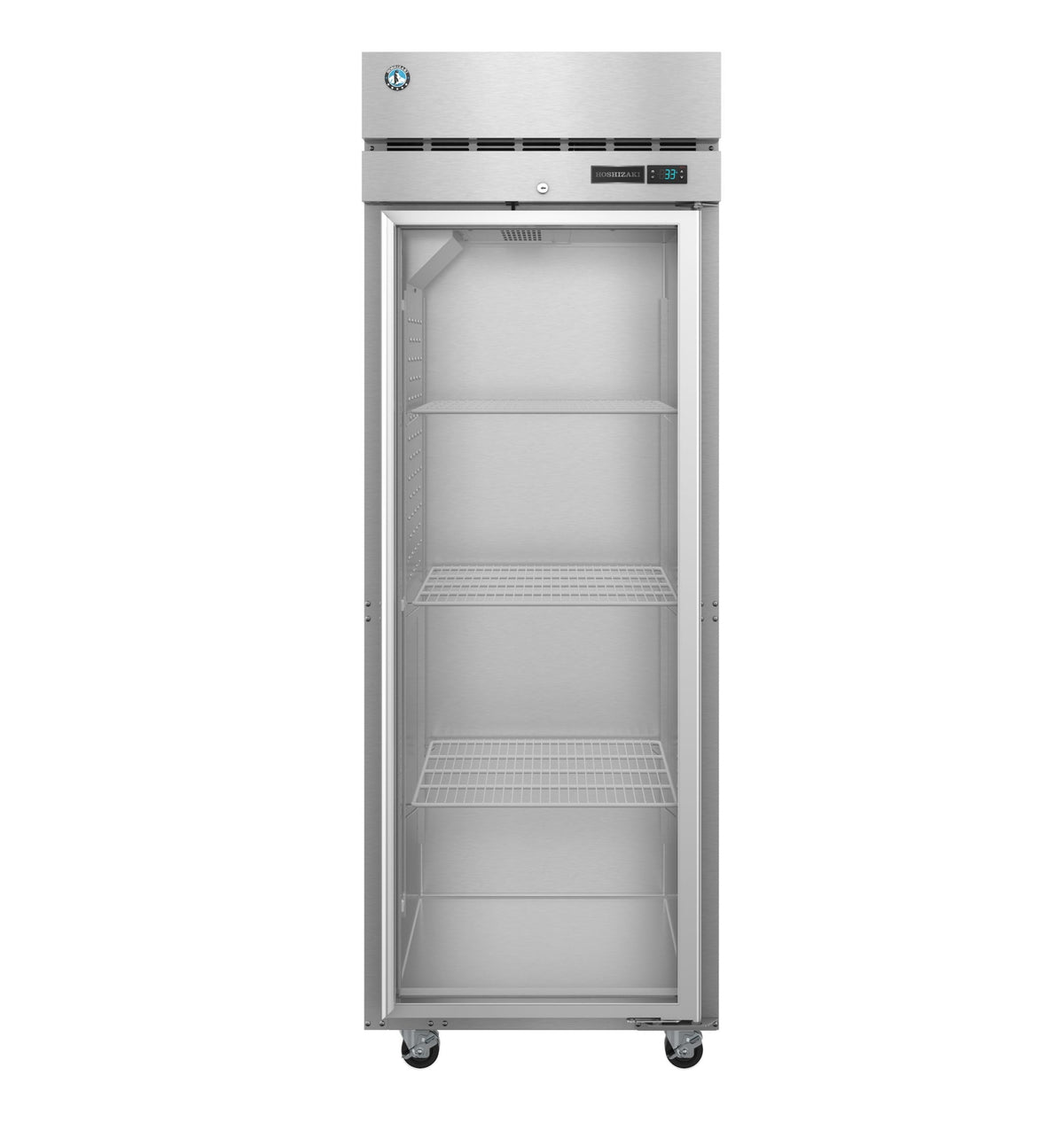 Hoshizaki 28" Wide 1 Glass Door Top Mount Reach-In Freezer - F1A-FG