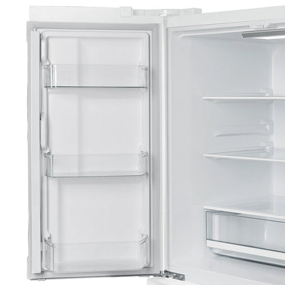 Forno Espresso Moena 36-inch 19.2 Cu.ft French Door Refrigerator in White with Antique Brass Handle  - FFRBI1820-36WHT
