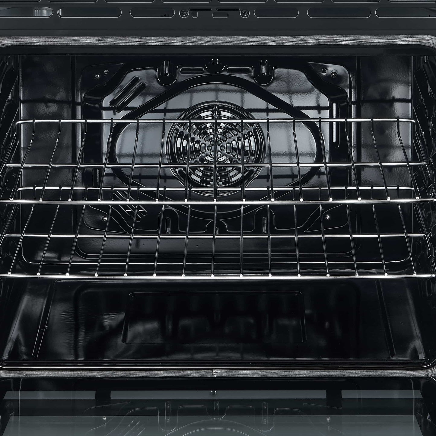 Forno 5-Piece Appliance Package - 30-Inch Electric Range, Under Cabinet Range Hood, French Door Refrigerator, Dishwasher, and 30-Inch Microwave Drawer in Black with Stainless Steel Handle - APR5-6012-30BLK-MWD30