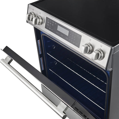 Forno Espresso Donatello 30-Inch Induction Range with Digital Display in Stainless Steel  - FFSIN0905-30