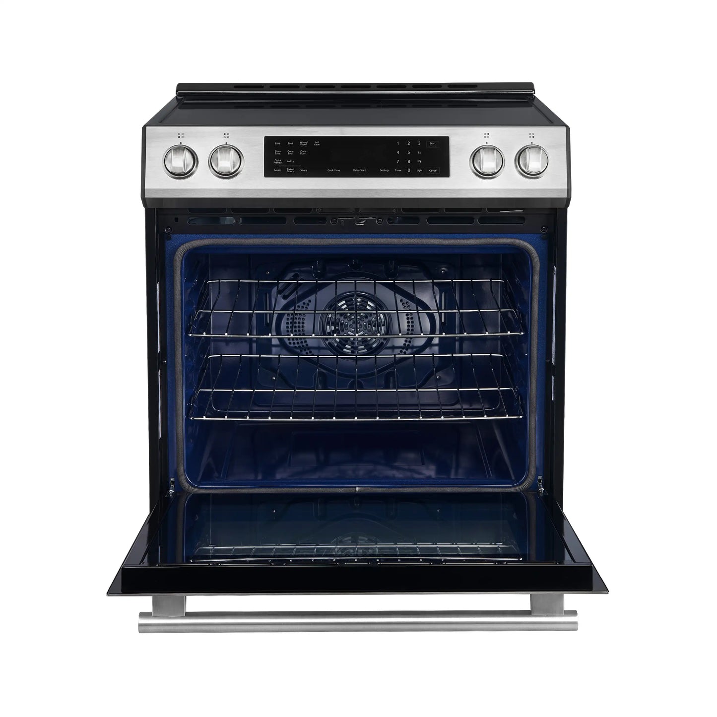 Forno 5-Piece Appliance Package - 30-Inch Inducton Range, Under Cabinet Range Hood, Refrigerator with Water Dispenser, Dishwasher, and 24-Inch Microwave Oven in Stainless Steel - APW5-905-30-MWO24