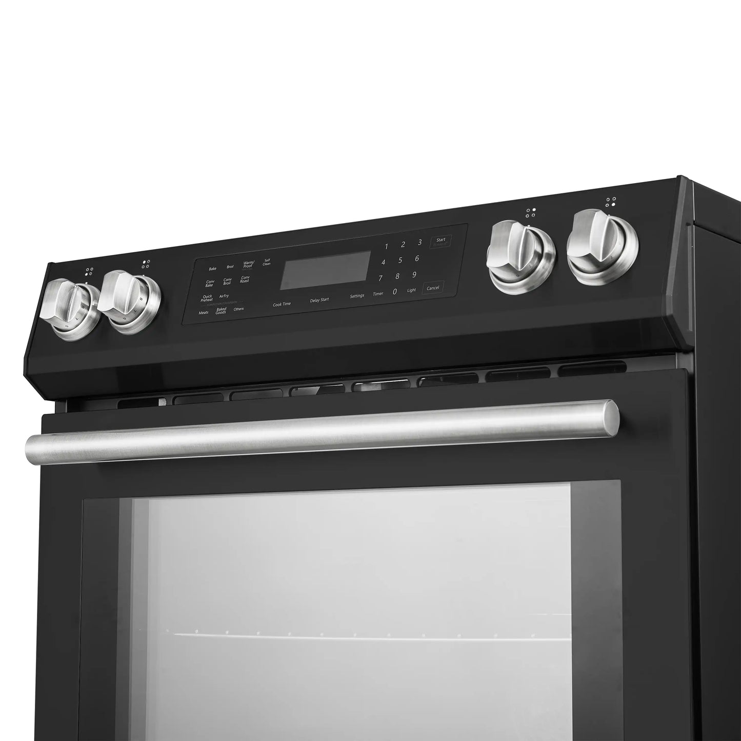 Forno 5-Piece Appliance Package - 30-Inch Induction Range, Under Cabinet Range Hood, French Door Refrigerator, Dishwasher, and 30-Inch Microwave Drawer in Black with Stainless Steel Trim - APR5-905-30BLK-MWD30