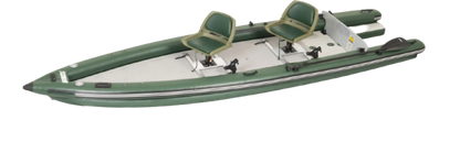 Sea Eagle FSK16K_SW FishSkiff 16 Inflatable Fishing Boat 2 Person Swivel Seat Package New - FSK16K_SW