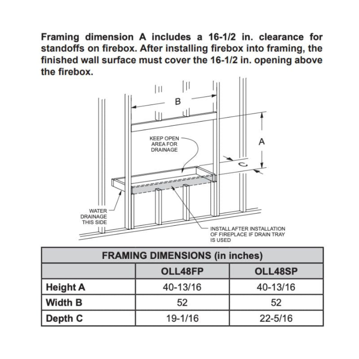 Empire Carol Rose 48" Vent Free Outdoor Stainless Steel Linear Fireplace | OLL48FP - OLL48FP12SN