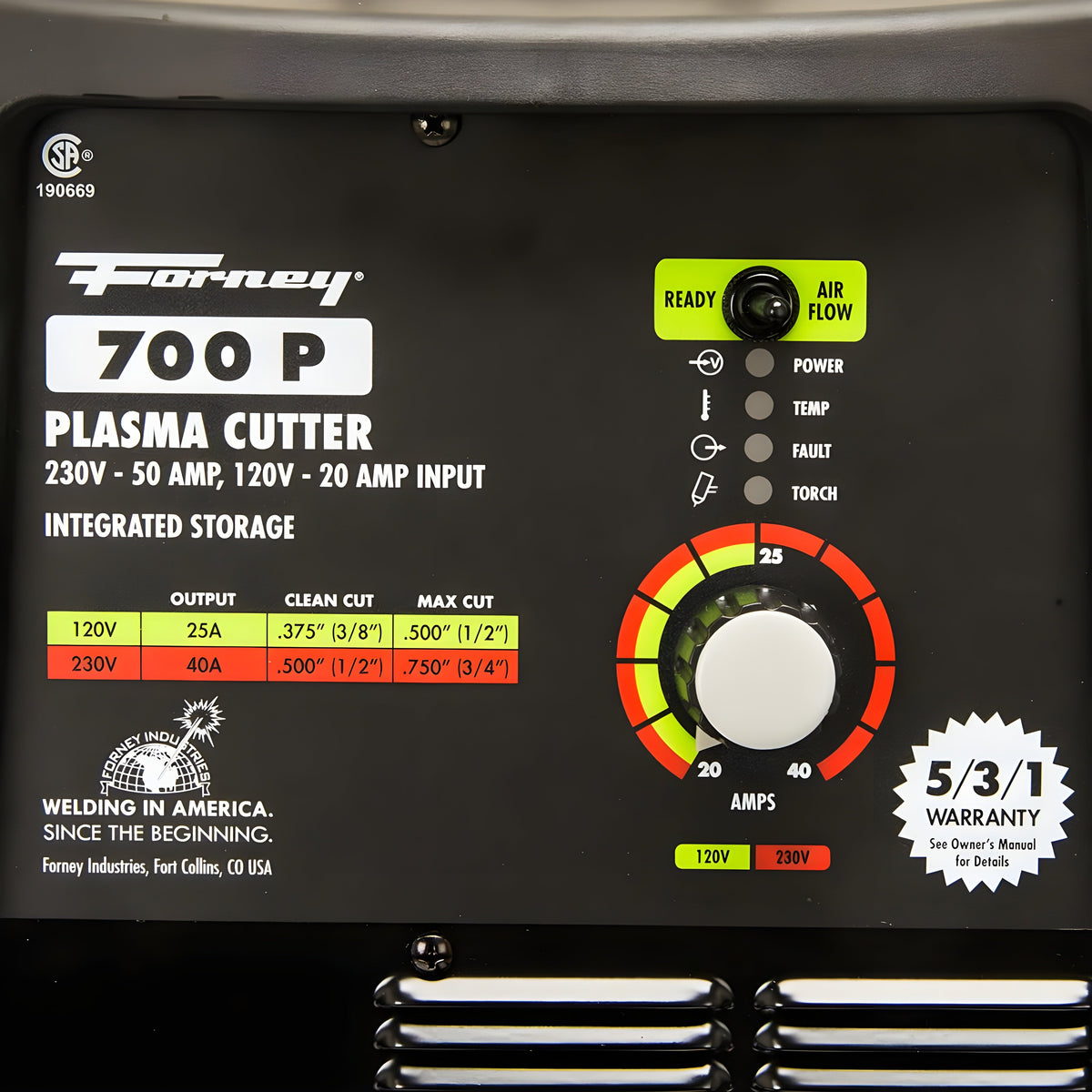 Forney 700 P Plasma Cutter - 303