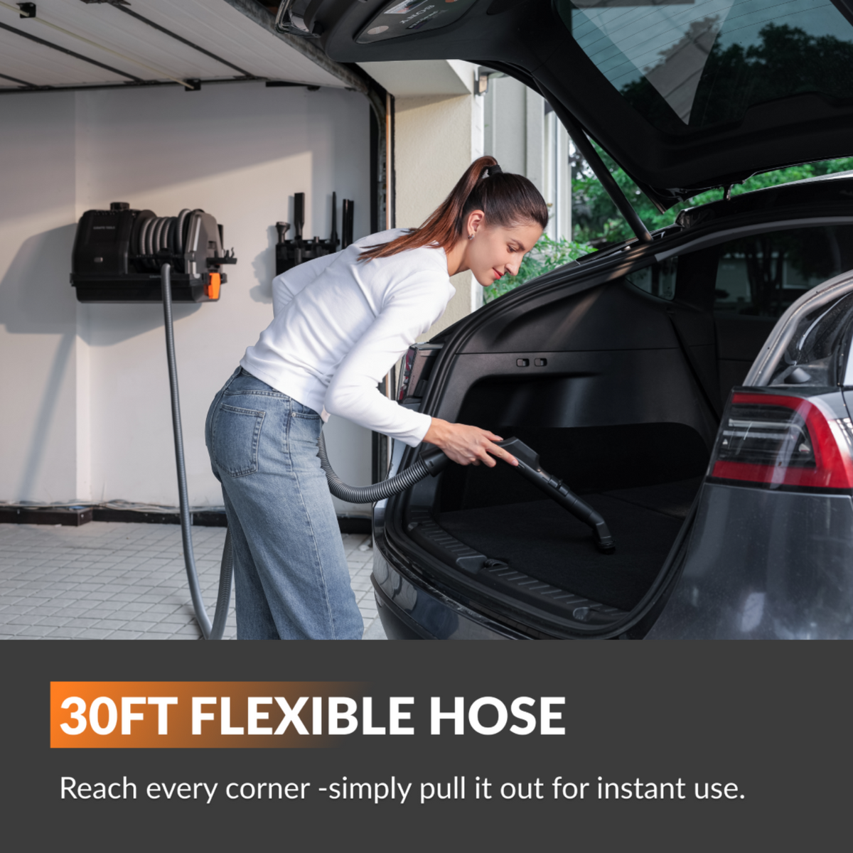 Retractable Vacuum Cleaner - SGV-W18A8M
